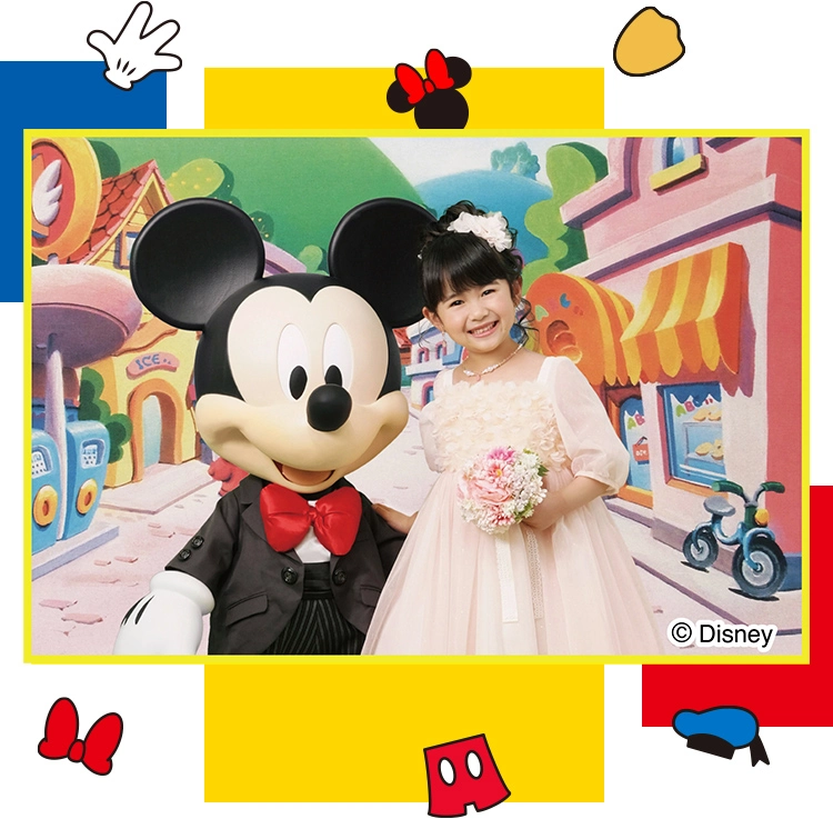 ディズニーキャラクター撮影