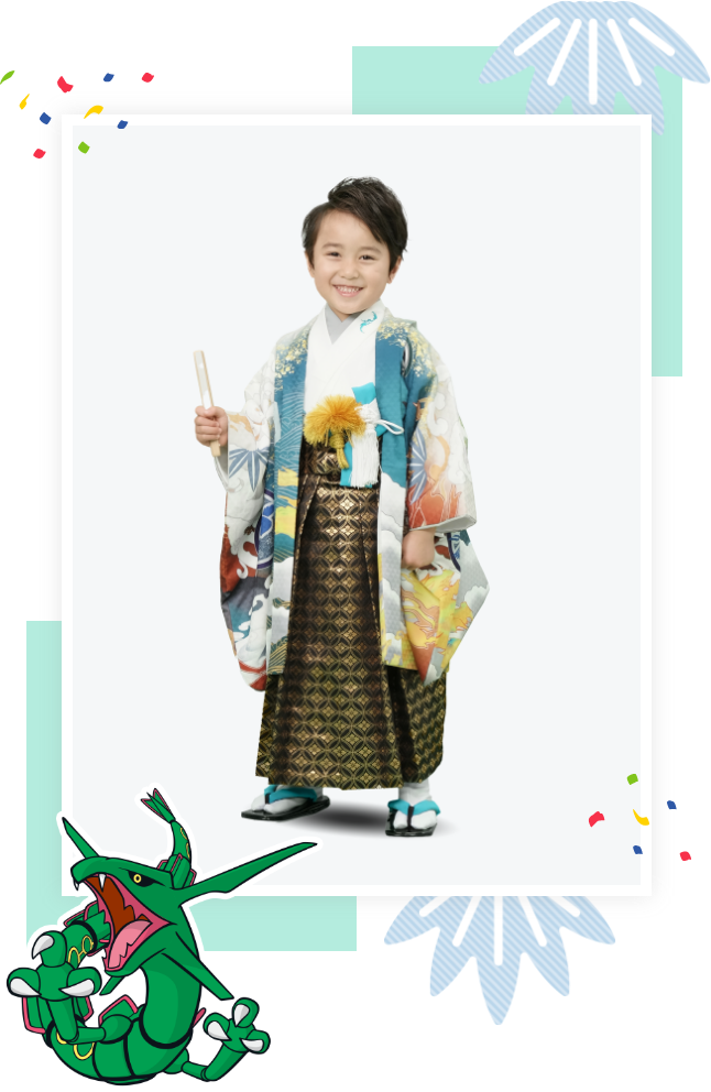ポケモン振袖七五三7歳 ポケモン振袖七五三7歳