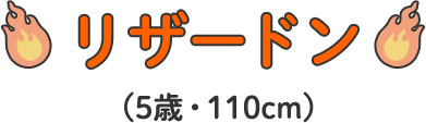 リザードン(5歳・110cm)