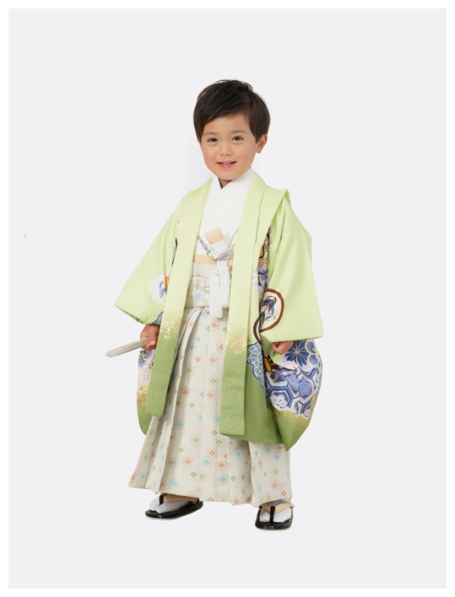 3歳 着物を着た男の子