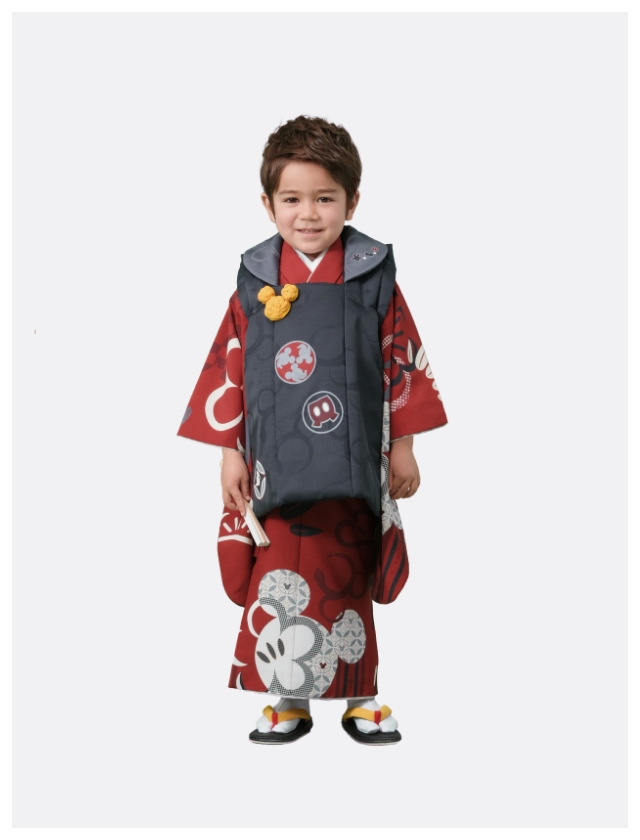 3歳 着物を着た男の子