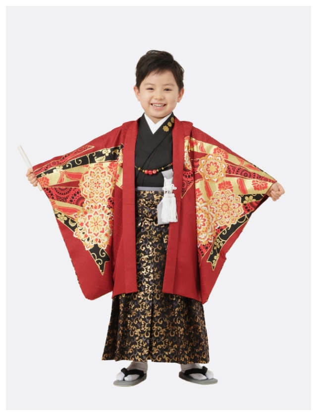 5歳 着物を着た男の子