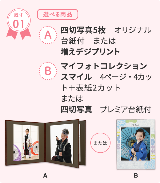 マイフォトコレクションスマイル 4ページ・4カット+表紙2カット