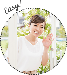 1.当日は手ぶらでOK!