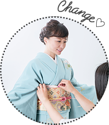 2.着付けの心配もなし!撮影当日はスタジオアリスへお越しいただくだけでOK!