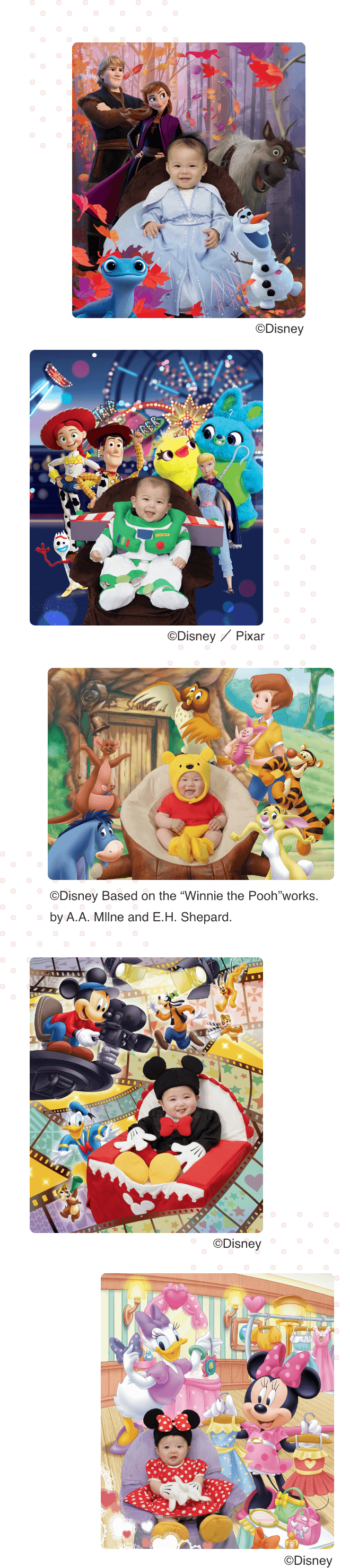 ©Disney ©Disney Based on the “Winnie the Pooh”works. by A.A. Mllne and E.H. Shepard. ©Disney / Pixar ©Disney ©Disney