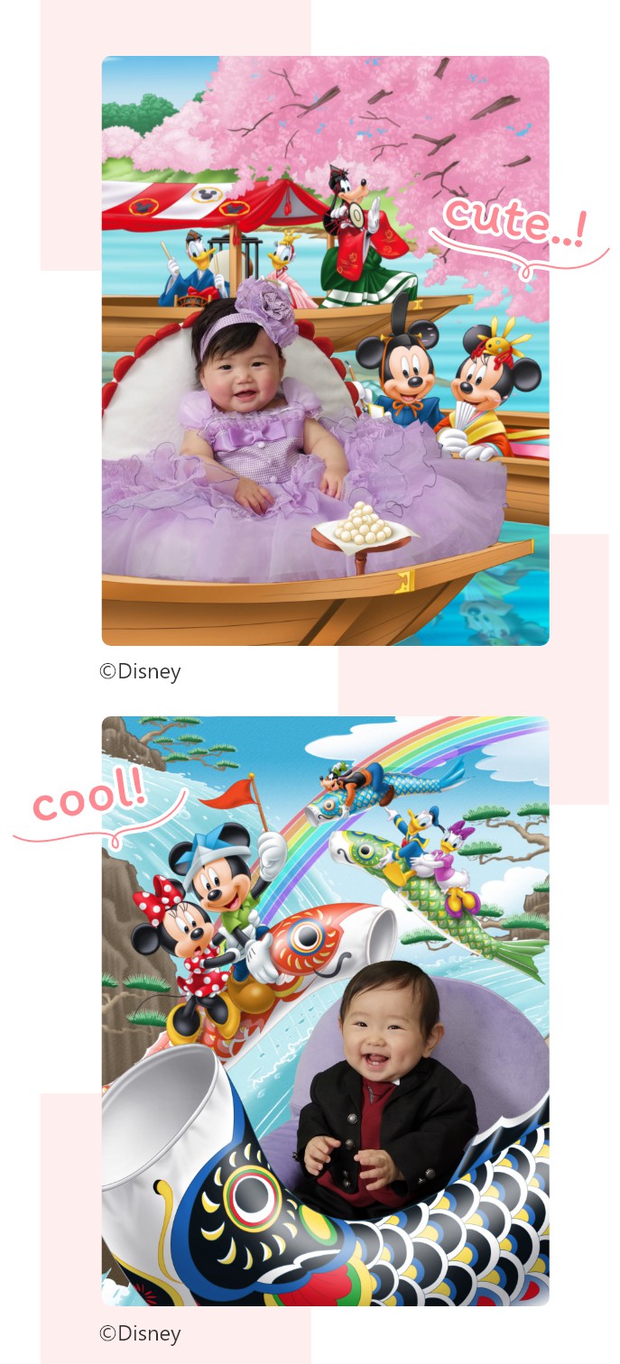 ディズニーキャラクター撮影を楽しもう スタジオアリスの赤ちゃん撮影 こども写真館スタジオアリス 写真スタジオ フォトスタジオ