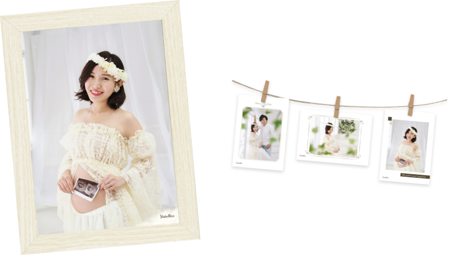 マタニティフォト スタジオアリスの赤ちゃん撮影 こども写真館スタジオアリス 写真スタジオ フォトスタジオ