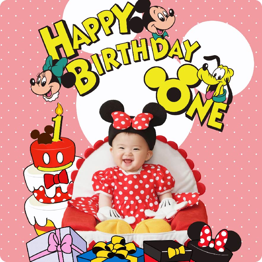 ディズニーキャラクター撮影