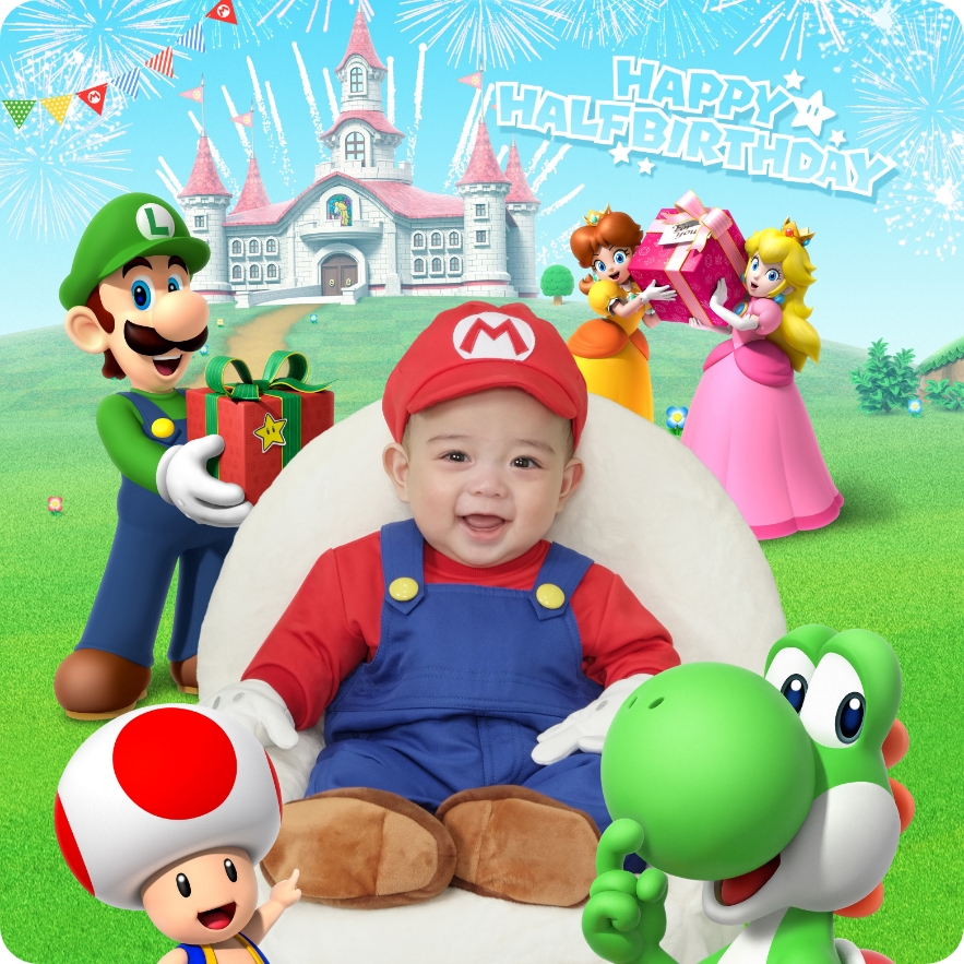 スーパーマリオ撮影