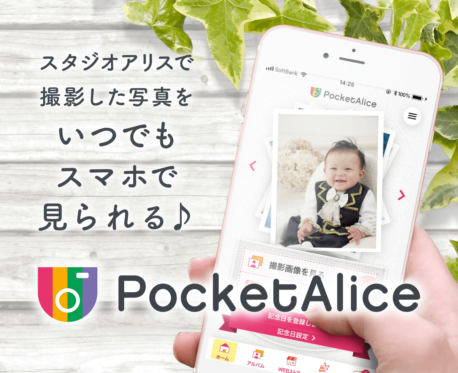 ポケットアリス Pocket Alice スタジオアリスで撮影した写真をいつでも見られるアプリ