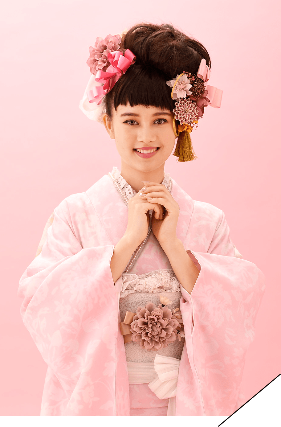 美少女図鑑コラボの振袖7