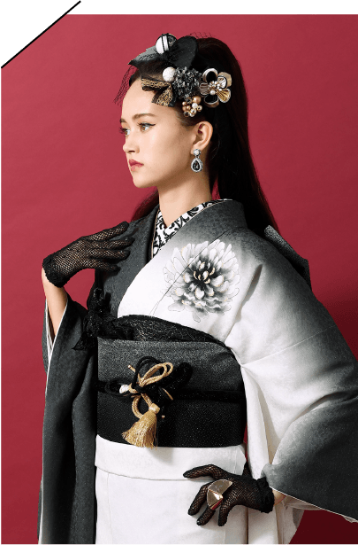 美少女図鑑コラボの振袖9