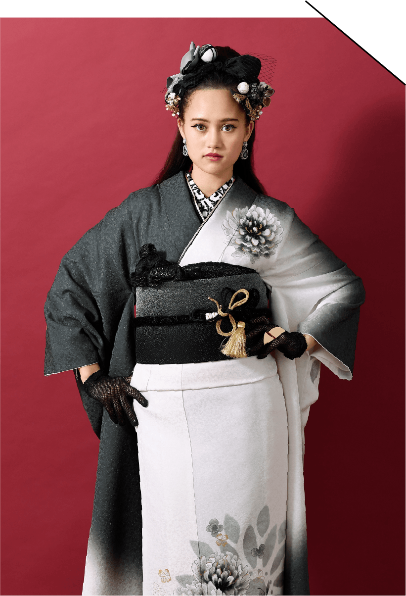 美少女図鑑コラボの振袖10