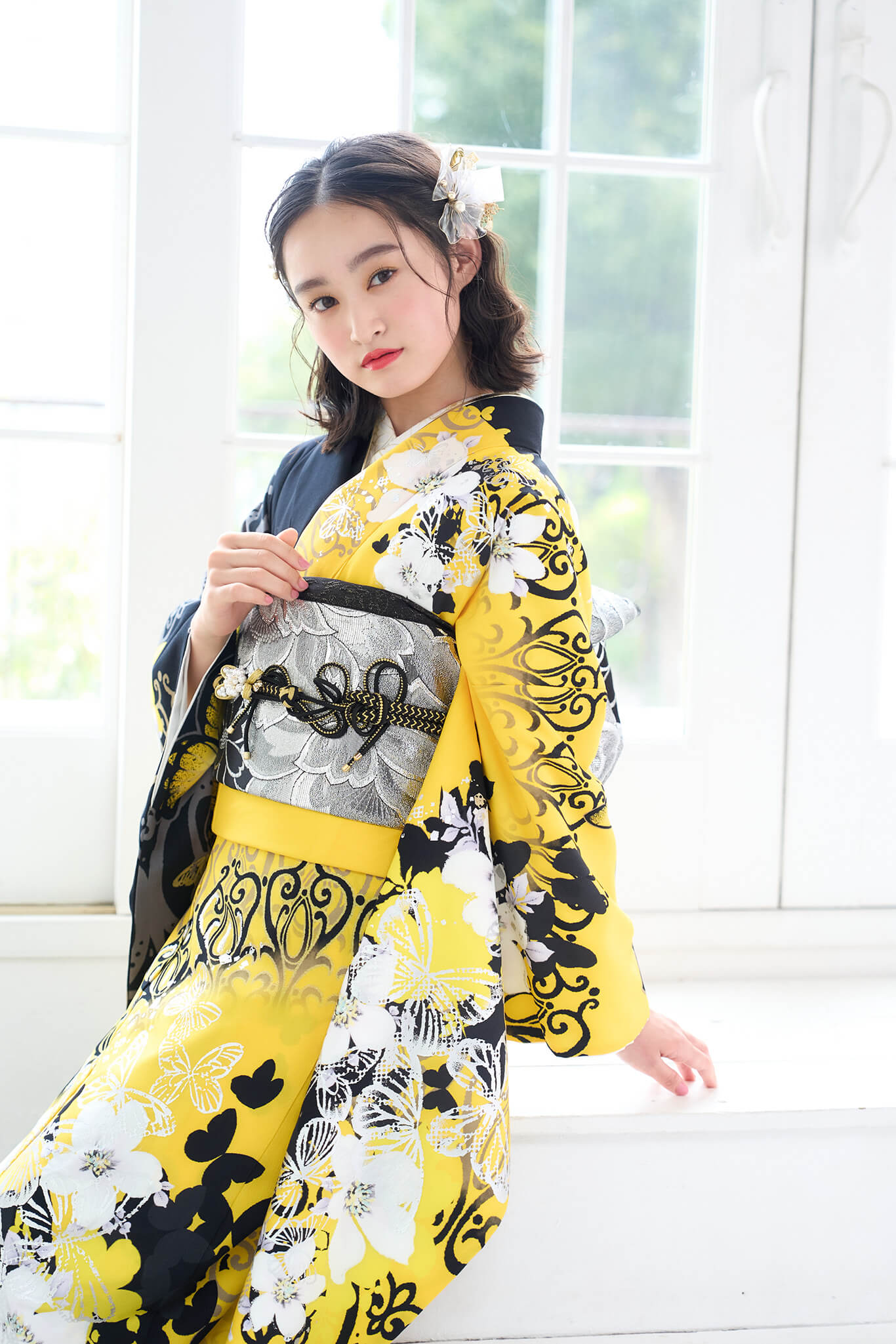 画像:美少女図鑑コラボの振袖3