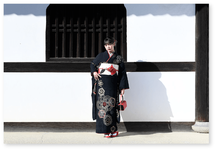 振袖スナップ写真2