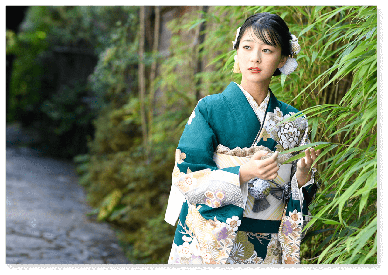 振袖スナップ写真1