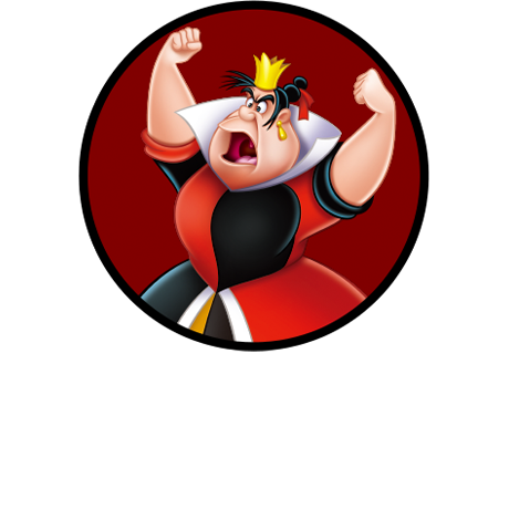 DISNEY VILLAINS Queen of hearts