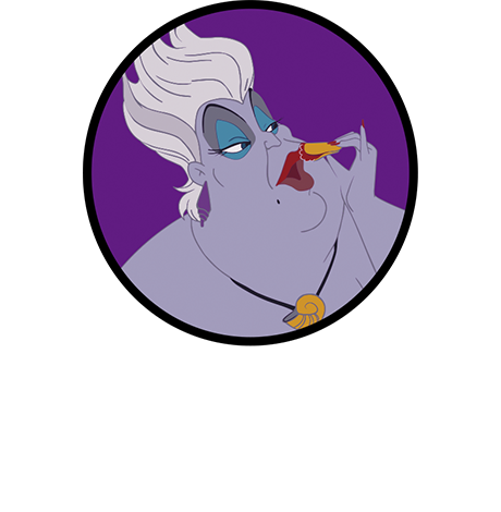 DISNEY VILLAINS Ursula