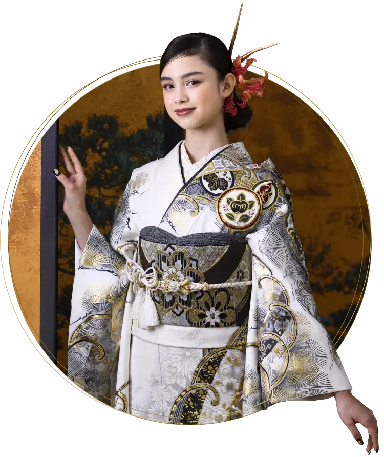 京友禅競技大会受賞柄振袖