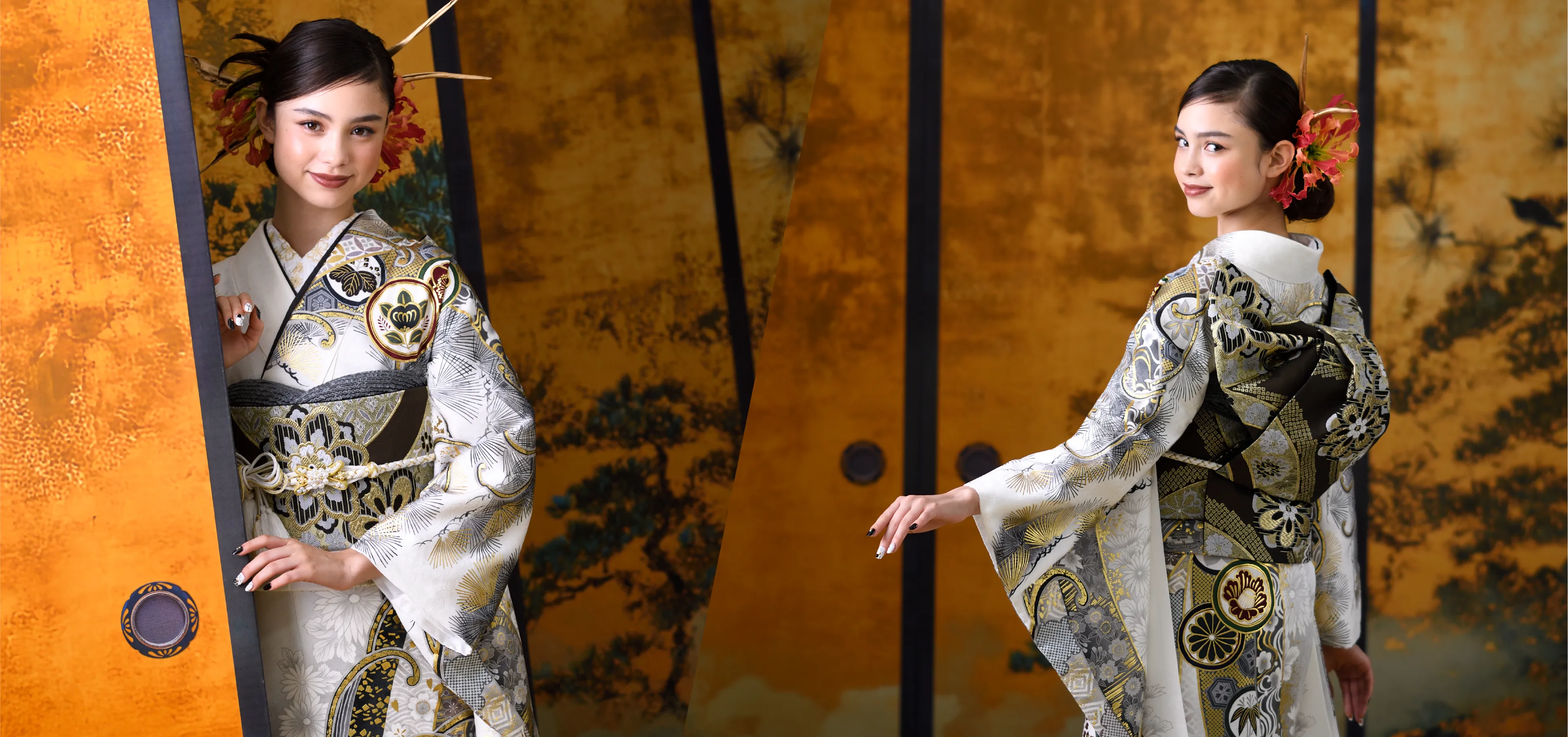 京友禅競技大会受賞柄振袖