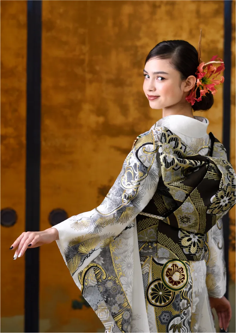 京友禅競技大会受賞柄振袖