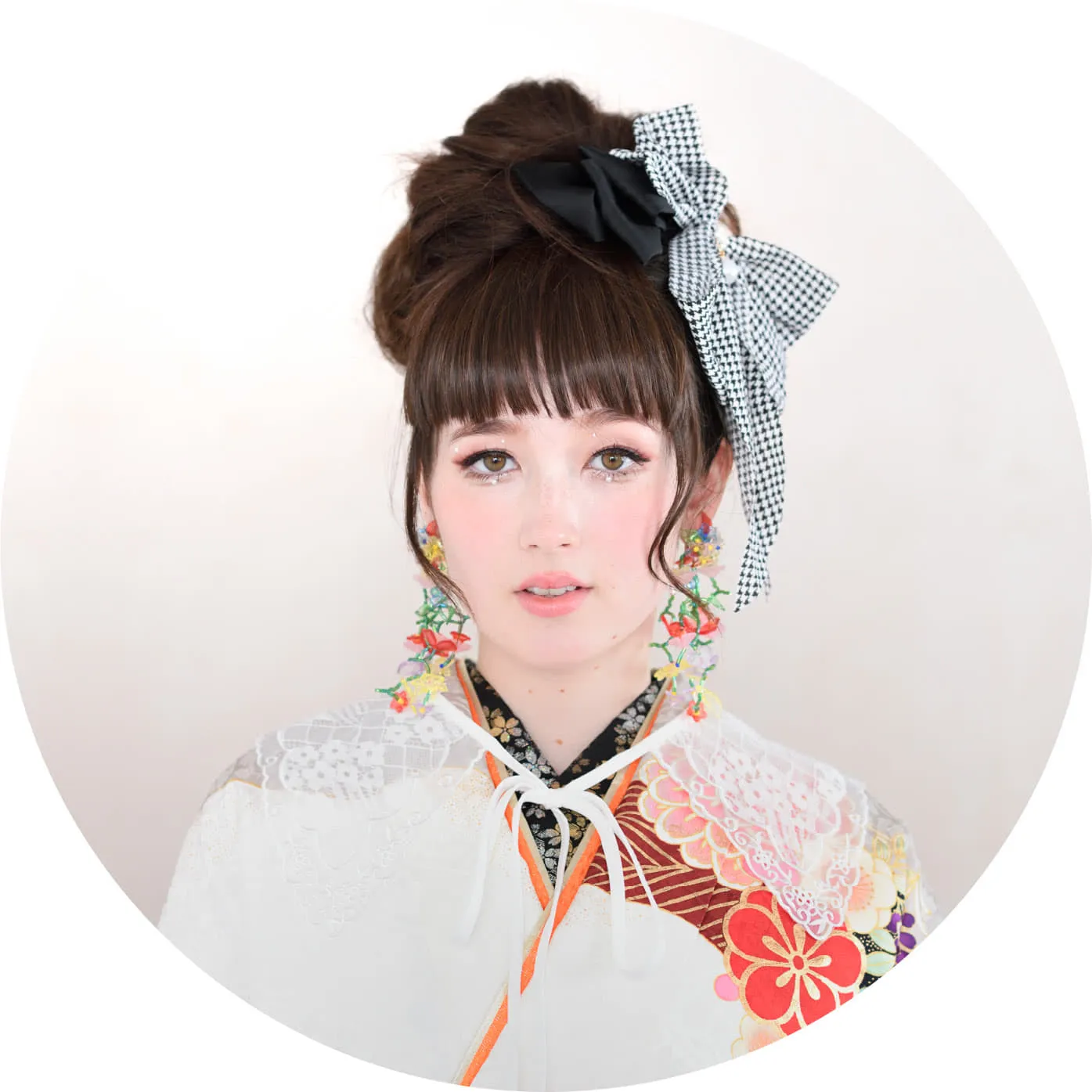 韓国っぽレトロのヘアスタイル1