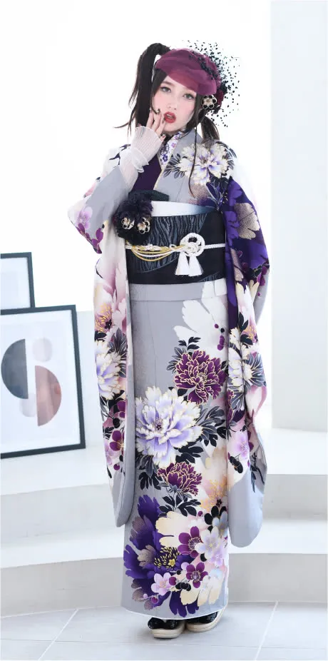 韓国っぽクールの振袖1