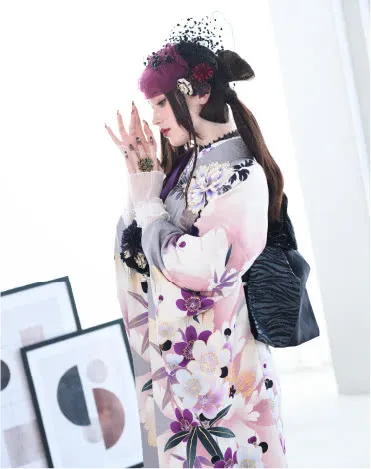 韓国っぽクールの振袖9