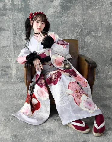 韓国っぽクールの振袖14