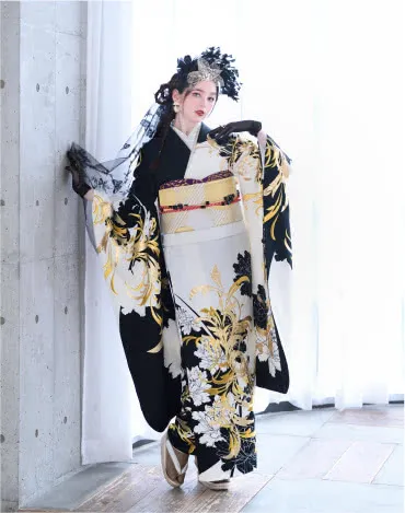 韓国っぽクールの振袖17