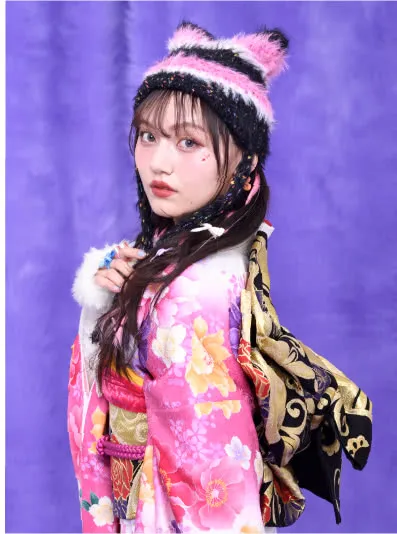 韓国っぽキュートの振袖11