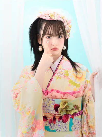 韓国っぽキュートの振袖15