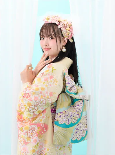 韓国っぽキュートの振袖17