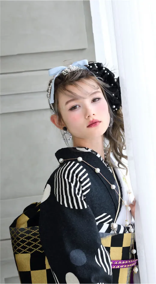 韓国っぽレトロの振袖2