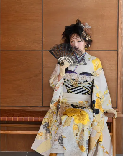 韓国っぽレトロの振袖16