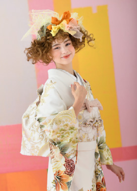 かわいいの振袖14