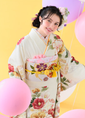 かわいいの振袖2