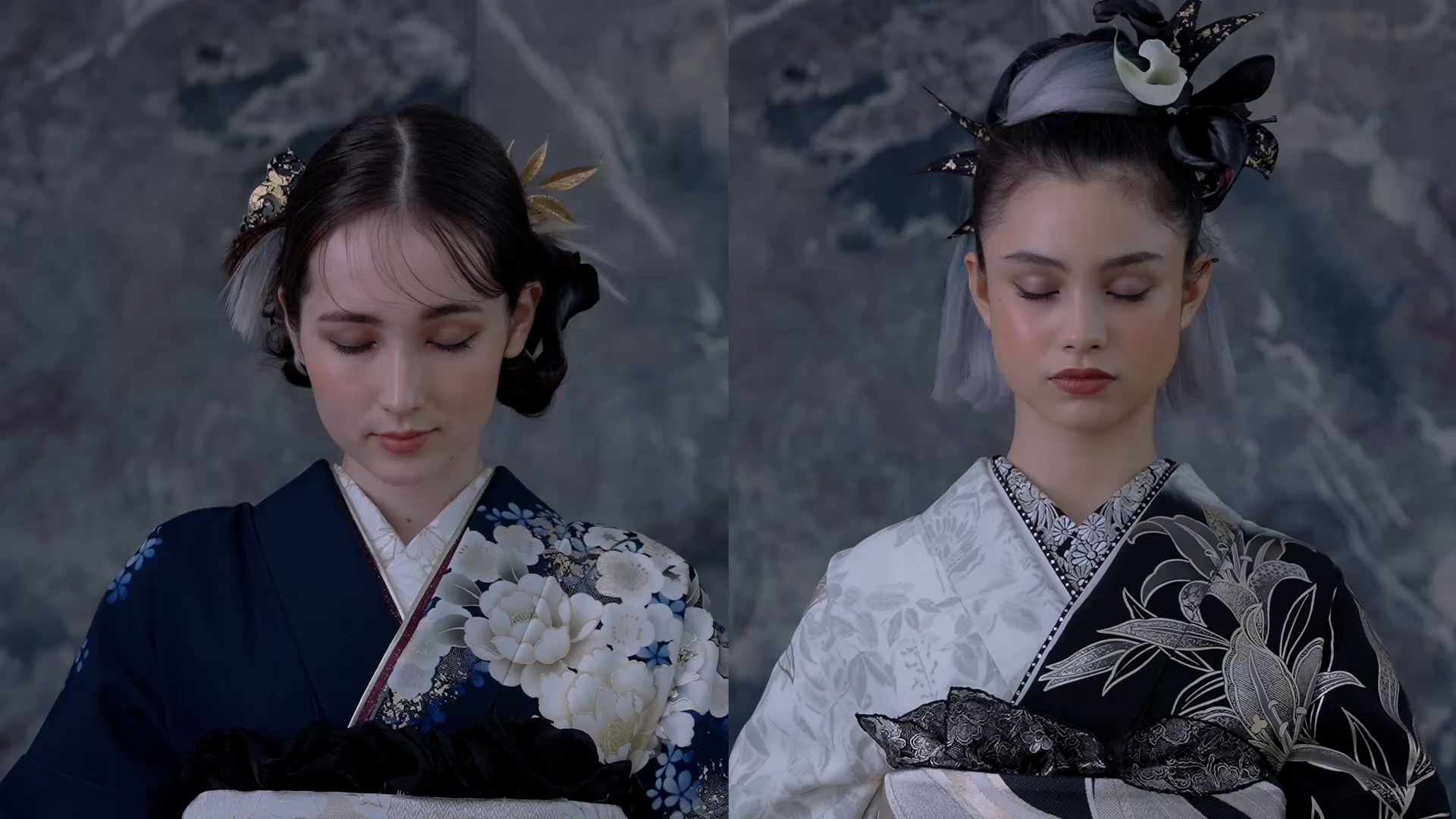 花と蝶シックな華やかMODE-Style♡振袖フルセット　成人式前撮り モード振袖｜成人式の振袖レンタル・前撮りは「ふりホ」｜写真スタジオ