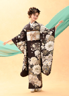 レトロモダンの振袖16