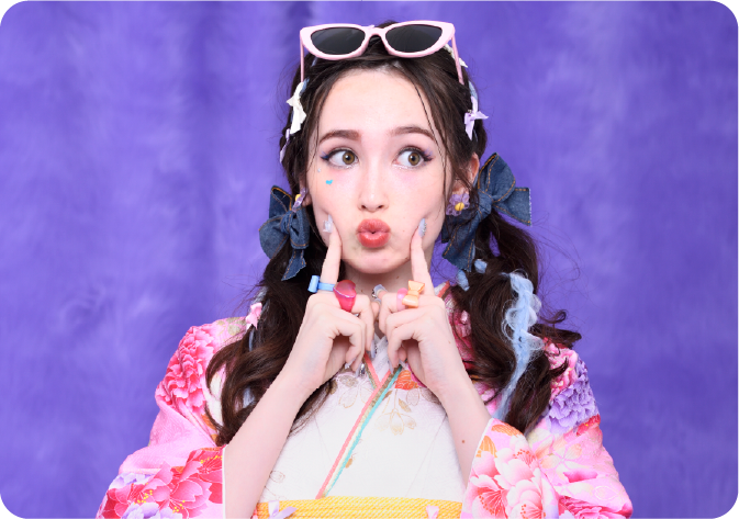 くすみ、モノクロ、韓国風？“今の気分”で選べる振袖コーデ イメージ写真