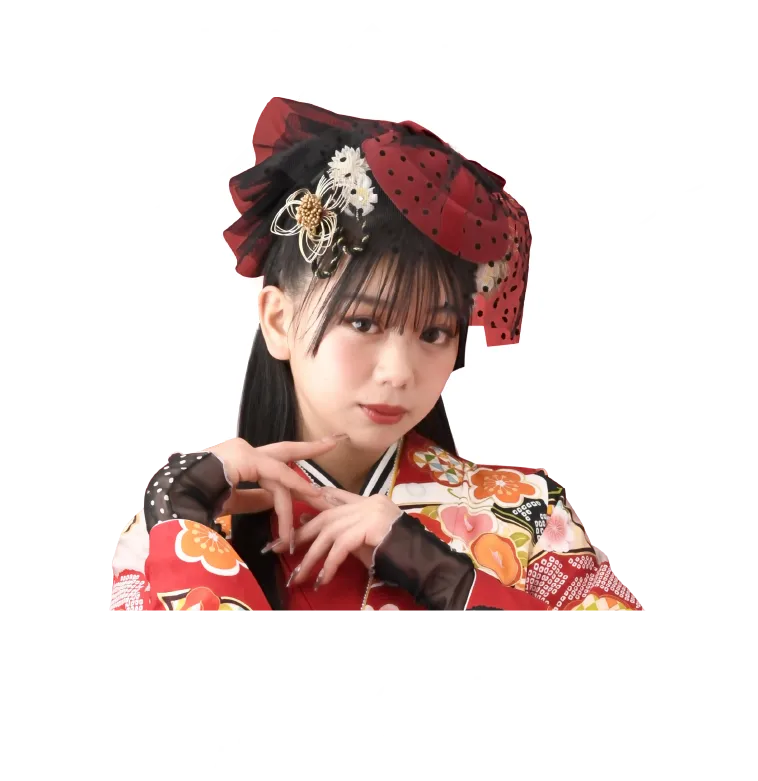 ポイントの工夫でパキッと華やかに