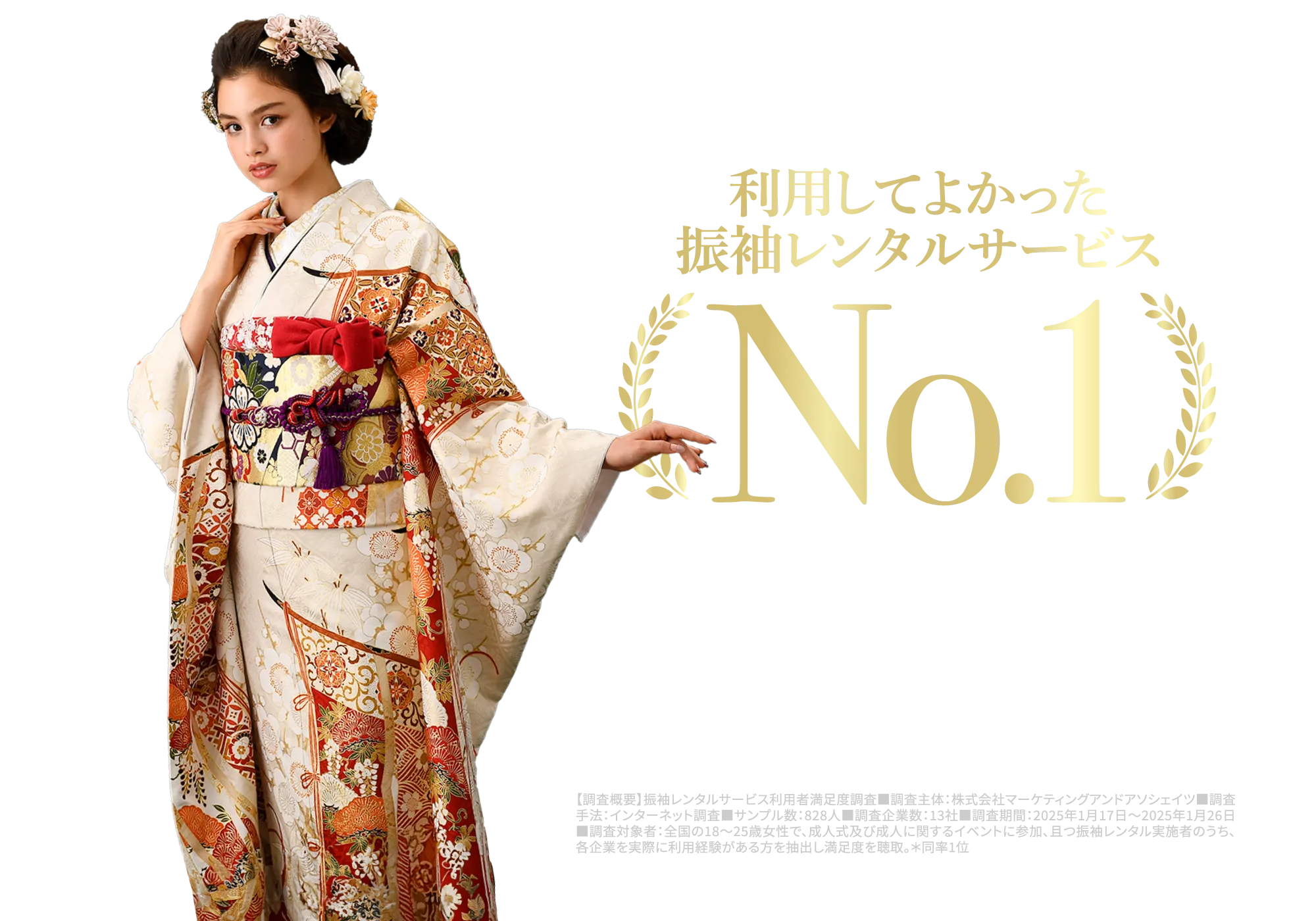 利用してよかった振袖レンタルサービスNO.1