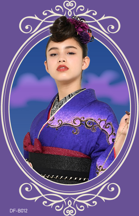 白雪姫の継母クイーン振袖イメージ画像