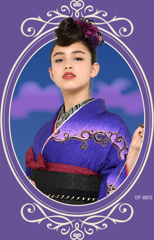 白雪姫の継母クイーン振袖イメージ画像