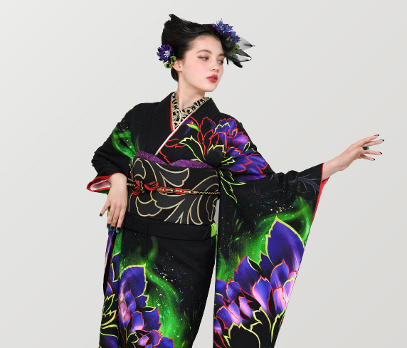 マレフィセント振袖イメージ画像