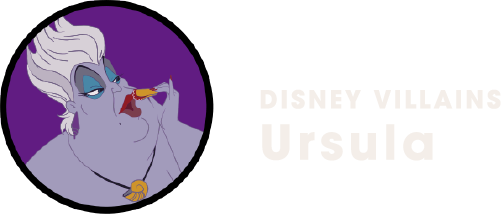 DISNEY VILLAINS Ursula