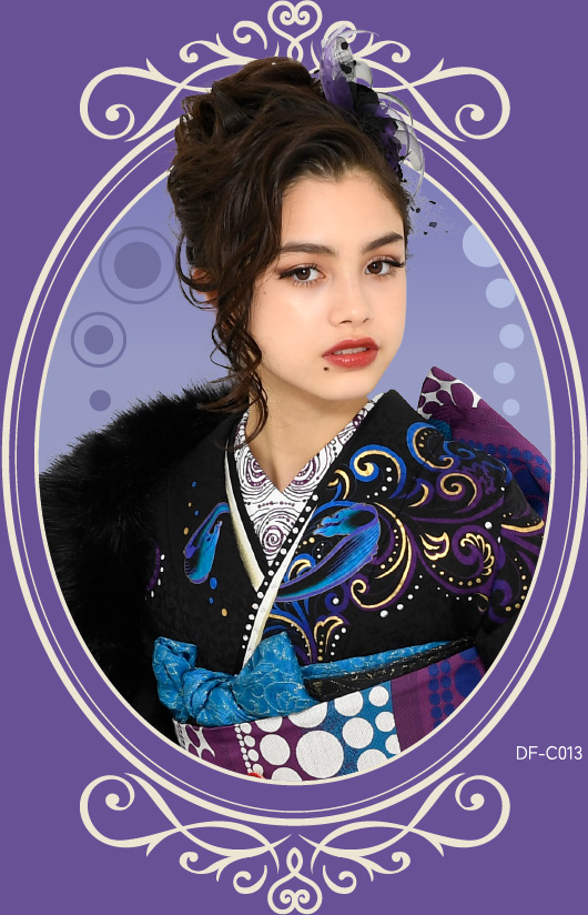 海の魔女アースラ振袖イメージ画像