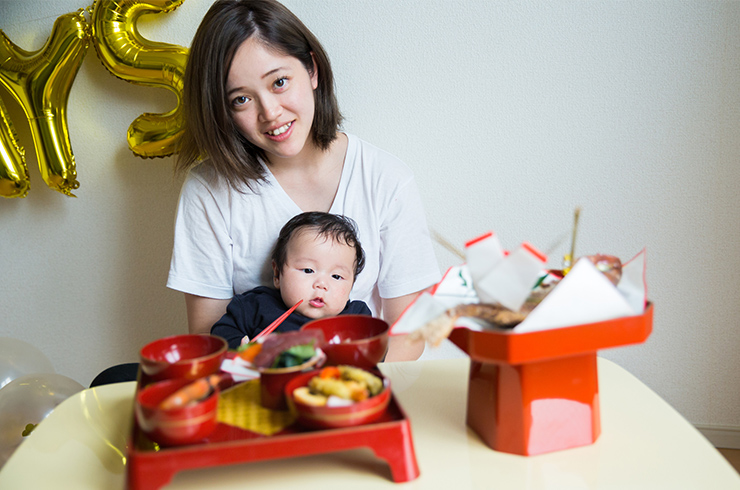 【自宅で百日祝い（お食い初め）】おすすめの記念写真アイデア集