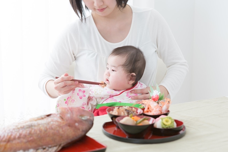 百日祝い（お食い初め）で着物を着せる際の注意点